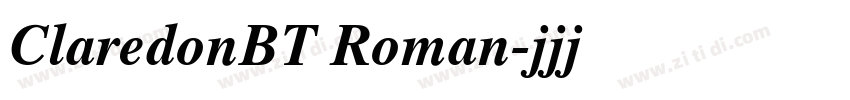 ClaredonBT Roman字体转换